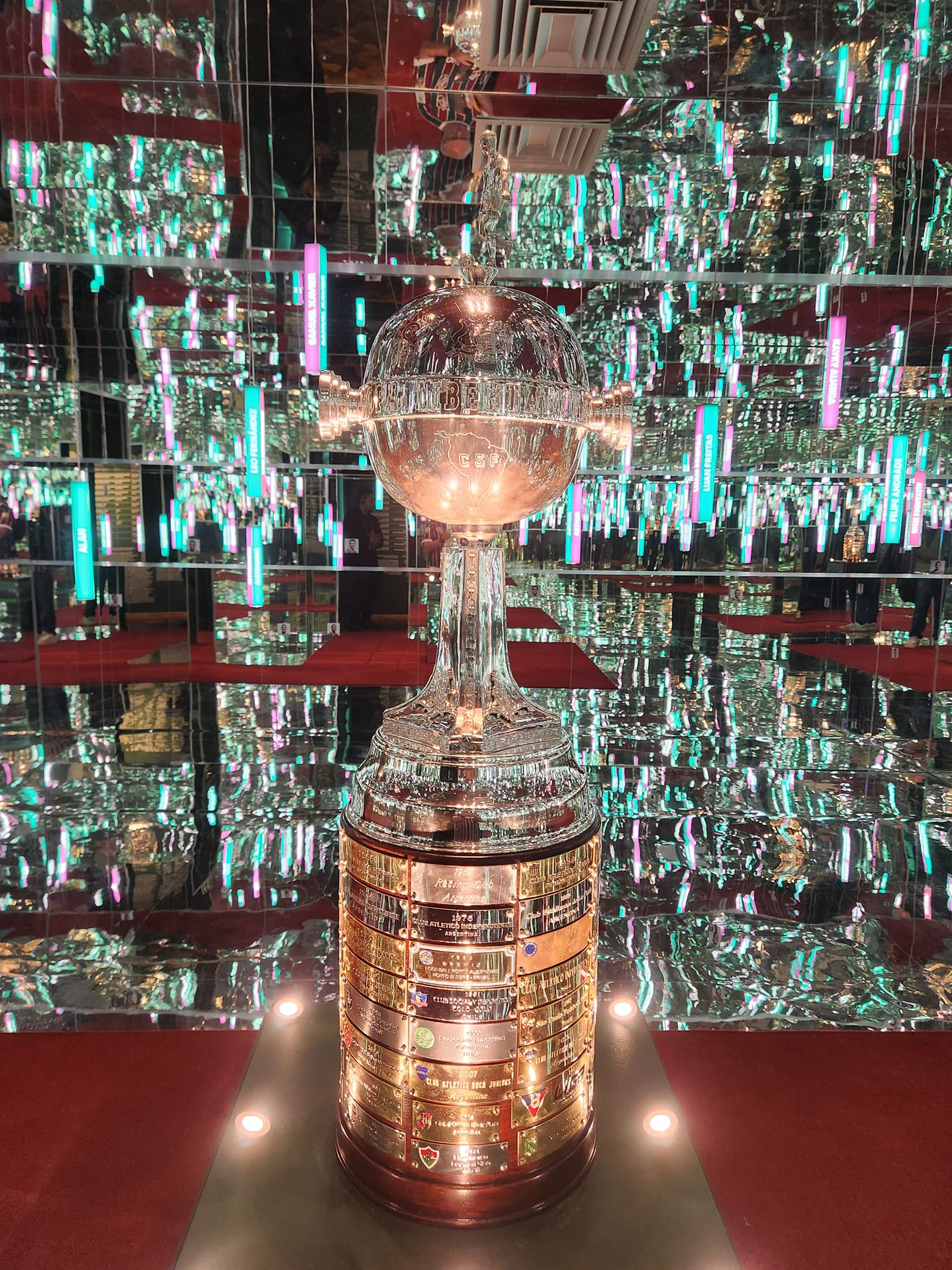 Taça da Libertadores de 2023 do Fluminense.